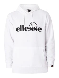 Ellesse Oodia Pullover Hoodie - White -Standout Fashion Shop 46620f