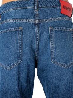 HUGO 340 Loose Tapered Fit Jeans - Blue -Standout Fashion Shop 46645d