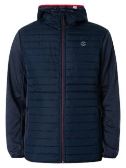 Jack & Jones Multi Quilted Jacket - Navy Blazer 9 Jack & Jones Multi Quilted Jacket - Navy Blazer -Standout Fashion Shop 46654e