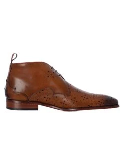 Jeffery West Chukka Diamond Leather Boots - Castano -Standout Fashion Shop 46656c