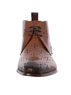 Jeffery West Chukka Diamond Leather Boots - Castano -Standout Fashion Shop 46656d