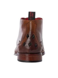 Jeffery West Chukka Diamond Leather Boots - Castano -Standout Fashion Shop 46656e