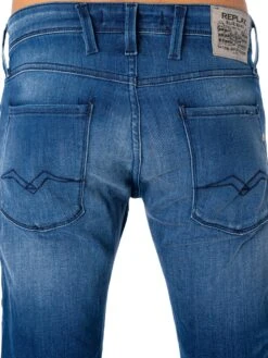Replay Anbass Slim Jeans - Mid Blue 8 Replay Anbass Slim Jeans - Mid Blue -Standout Fashion Shop 46702d