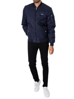 Schott Indiana Jacket - Navy -Standout Fashion Shop 46706f
