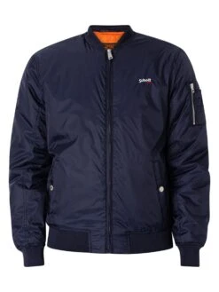Schott Indiana Jacket - Navy -Standout Fashion Shop 46706g