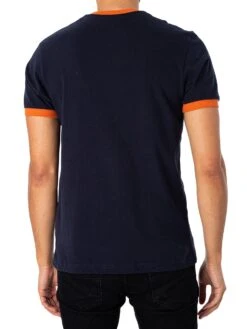 Trojan Graphic T-Shirt - Navy/Orange -Standout Fashion Shop 46795c