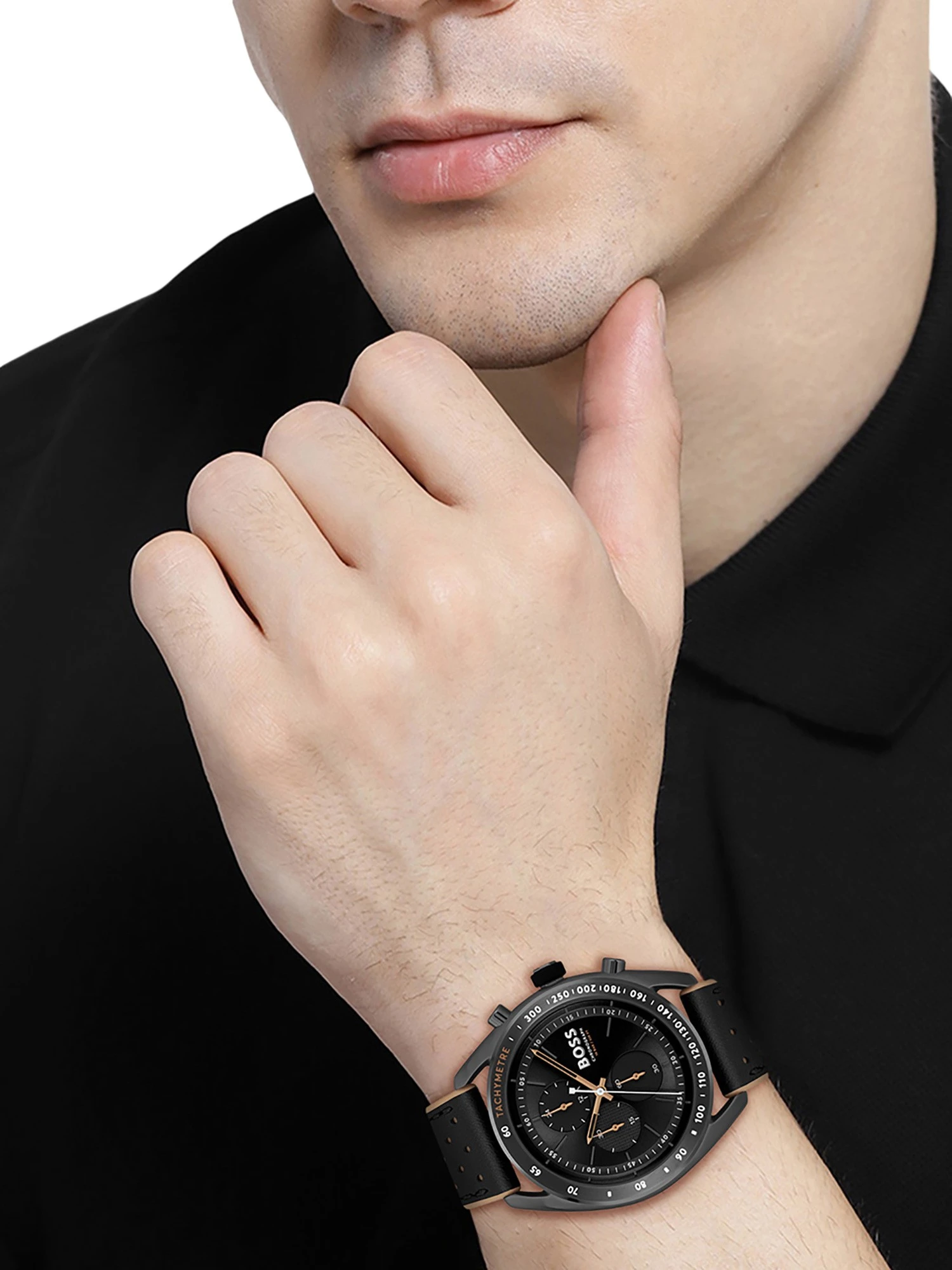 BOSS Centre Court Watch - Black 4 BOSS Centre Court Watch - Black - Image 4