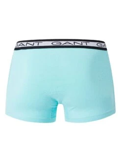 GANT 3 Pack Basic Trunks - Lagoon -Standout Fashion Shop 46889h 1