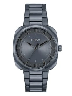 HUGO Shrill Square Watch - Blue