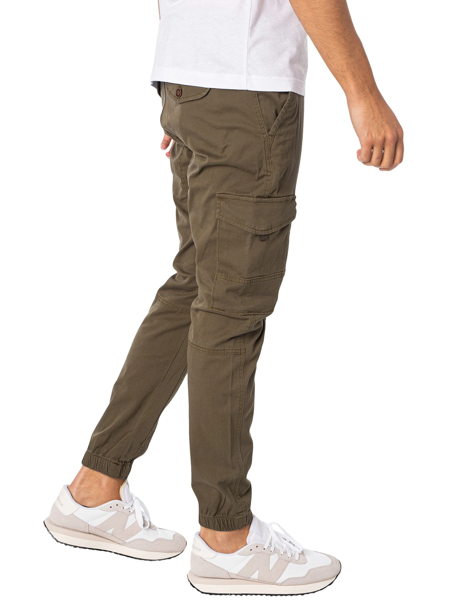Jack & Jones Paul Flake 542 Cargos - Olive Night 2 Jack & Jones Paul Flake 542 Cargos - Olive Night - Image 2