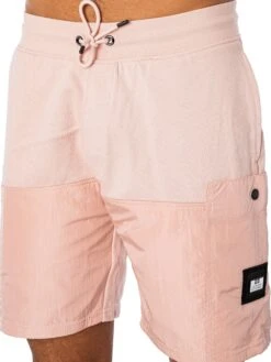 Weekend Offender Azeez Sweat Shorts - Rosewater -Standout Fashion Shop 46996e 1