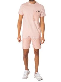 Weekend Offender Azeez Sweat Shorts - Rosewater -Standout Fashion Shop 46996f 1