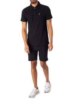 Luke 1977 Royal Palm Polo Shirt - Dark Charcoal Marl -Standout Fashion Shop 47016e 1