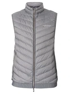 Armani Exchange Down Gilet - Melange Grey/Navy -Standout Fashion Shop 47056g