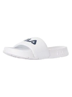 Fila Logo Sliders - White