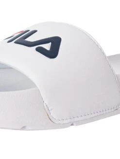 Fila Logo Sliders - White -Standout Fashion Shop 47098h