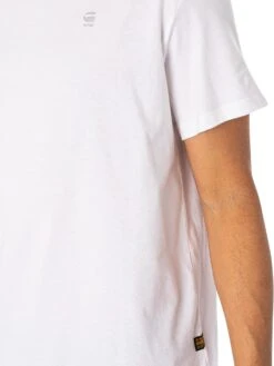 G-Star RAW Base T-Shirt - White 8 G-Star RAW Base T-Shirt - White -Standout Fashion Shop 47101d
