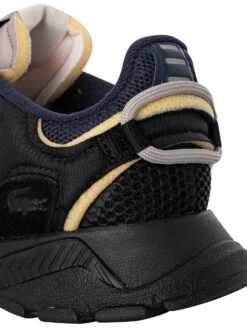 Lacoste L003 Neo 123 1 SMA Trainers - Black/Navy -Standout Fashion Shop 47127i