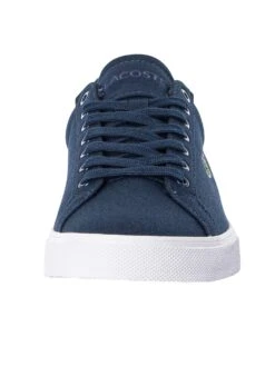 Lacoste Lerond Pro BL 123 1 CMA Canvas Trainers - Navy/White -Standout Fashion Shop 47409d