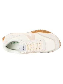 Lacoste L-Spin Deluxe 123 1 SMA Textile Trainers - Off White -Standout Fashion Shop 47411f