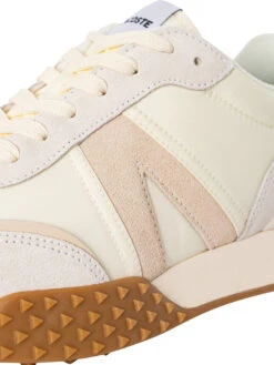 Lacoste L-Spin Deluxe 123 1 SMA Textile Trainers - Off White -Standout Fashion Shop 47411h