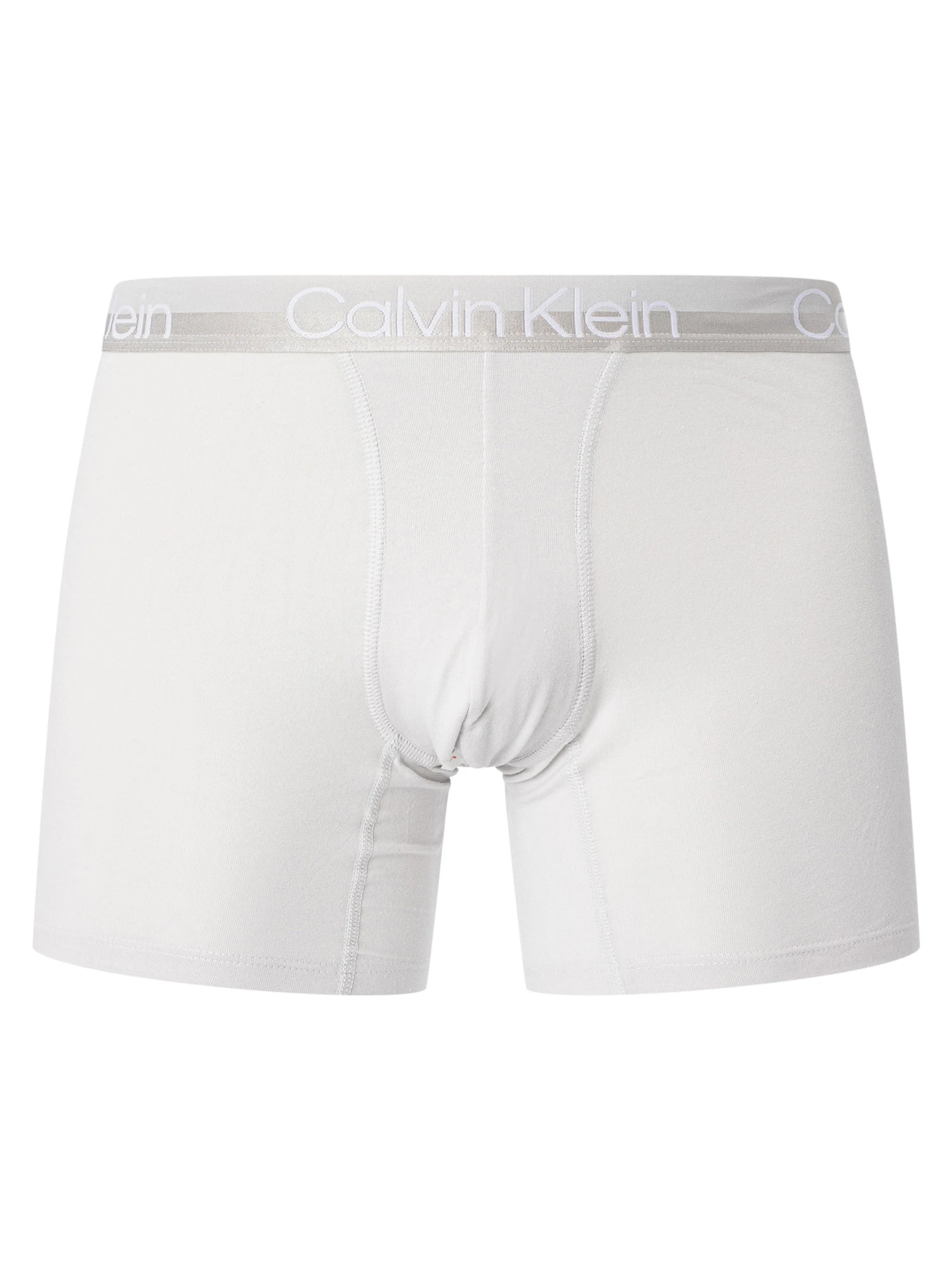 Calvin Klein 3 Pack Modern Structure Boxer Briefs - Galaxy Grey/Night Sky/Frosted Green 2 Calvin Klein 3 Pack Modern Structure Boxer Briefs - Galaxy Grey/Night Sky/Frosted Green - Image 2