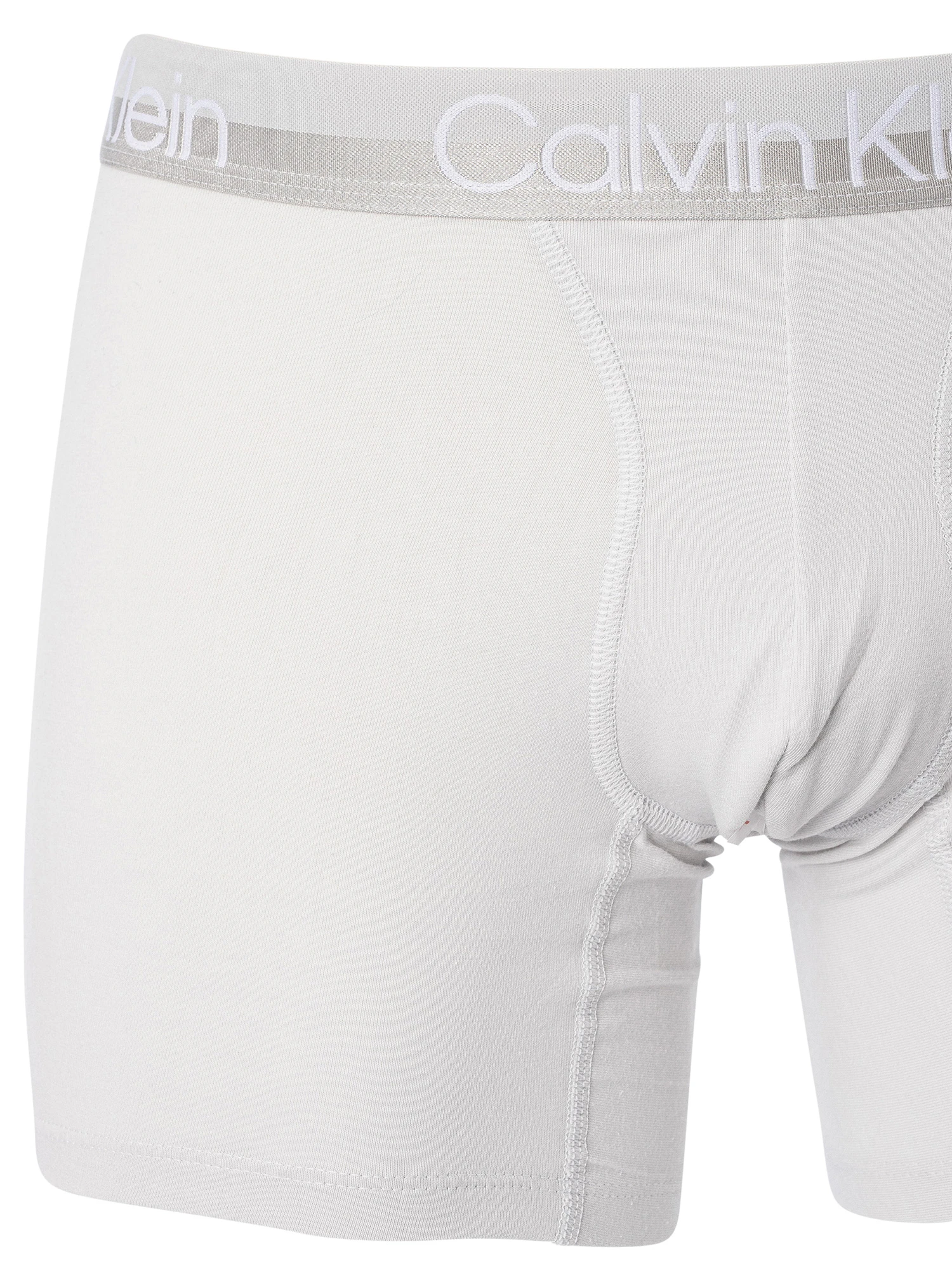 Calvin Klein 3 Pack Modern Structure Boxer Briefs - Galaxy Grey/Night Sky/Frosted Green 3 Calvin Klein 3 Pack Modern Structure Boxer Briefs - Galaxy Grey/Night Sky/Frosted Green - Image 3