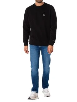 Calvin Klein Jeans Essential Sweatshirt - Black -Standout Fashion Shop 47430e