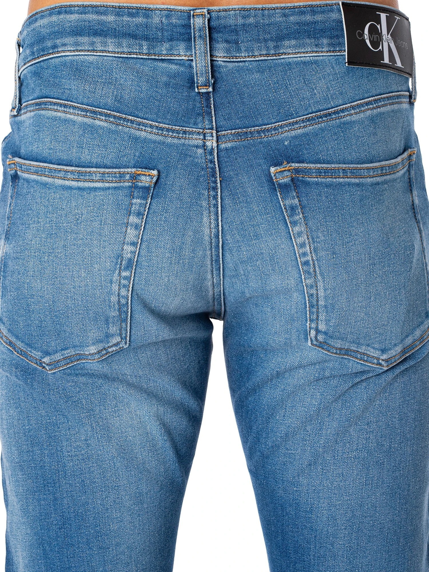 Calvin Klein Jeans Slim Jeans - Medium Denim 4 Calvin Klein Jeans Slim Jeans - Medium Denim - Image 4