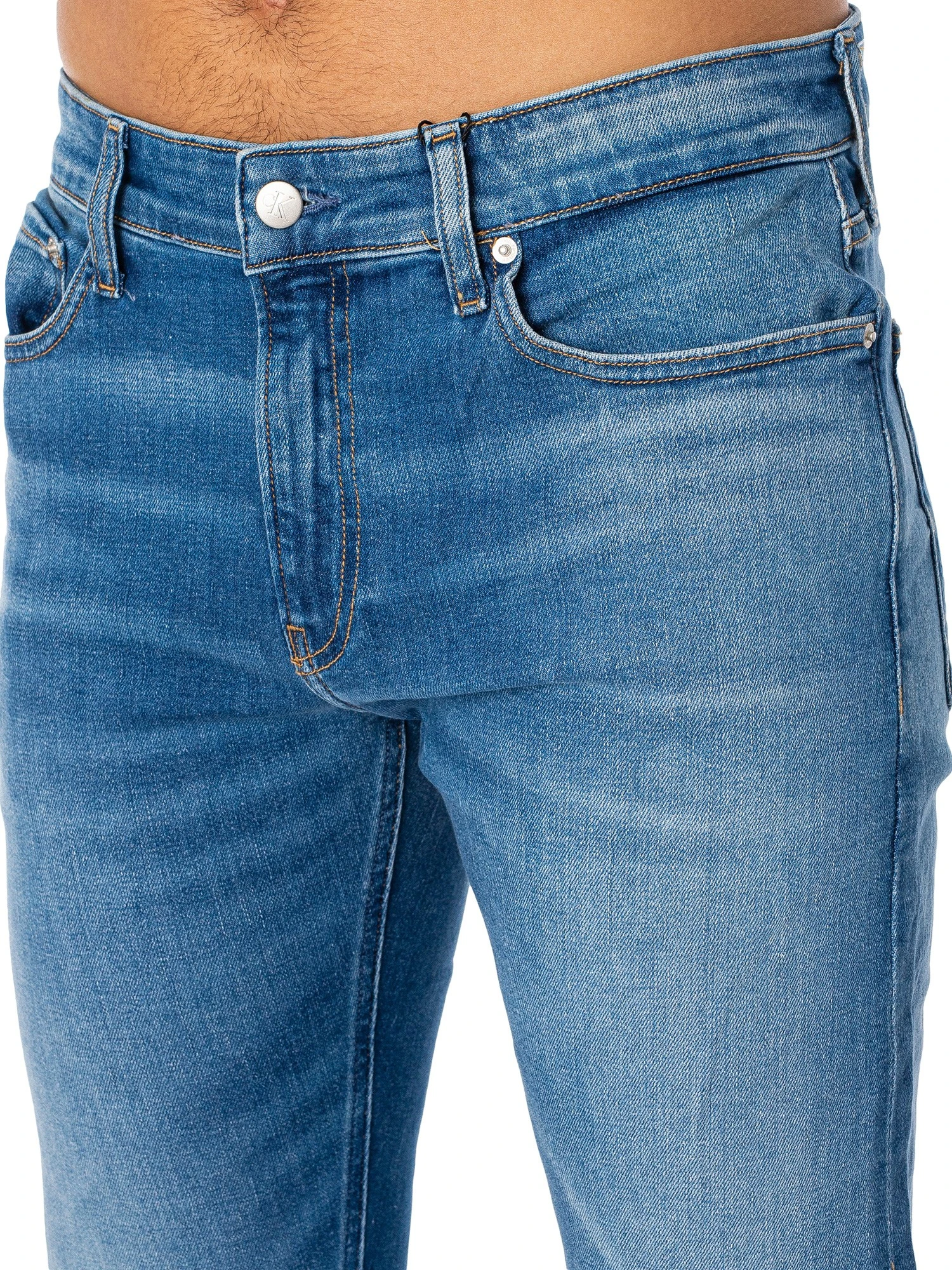 Calvin Klein Jeans Slim Jeans - Medium Denim 5 Calvin Klein Jeans Slim Jeans - Medium Denim - Image 5