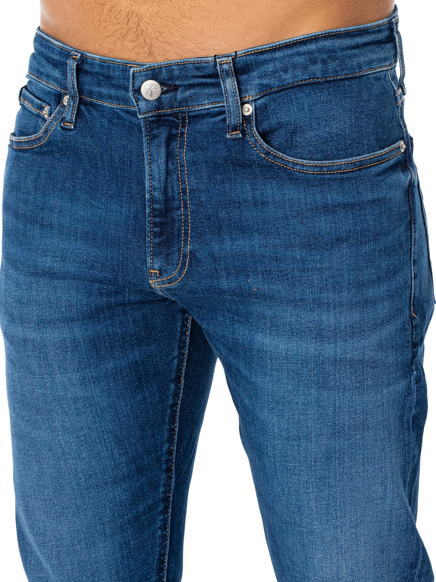 Calvin Klein Jeans Slim Jeans - Denim Dark 5 Calvin Klein Jeans Slim Jeans - Denim Dark - Image 5