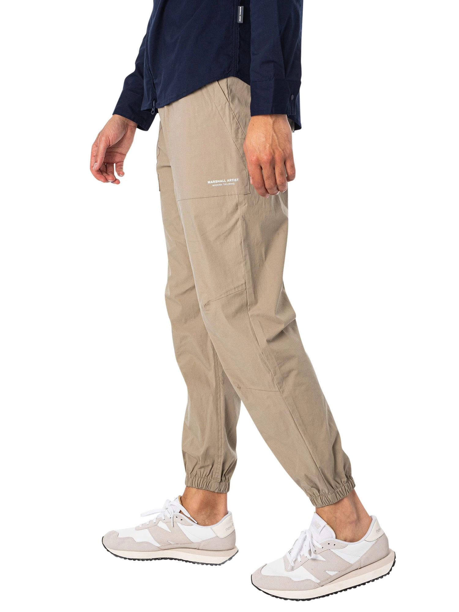 Marshall Artist Gaberdine Joggers - Clay 2 Marshall Artist Gaberdine Joggers - Clay - Image 2