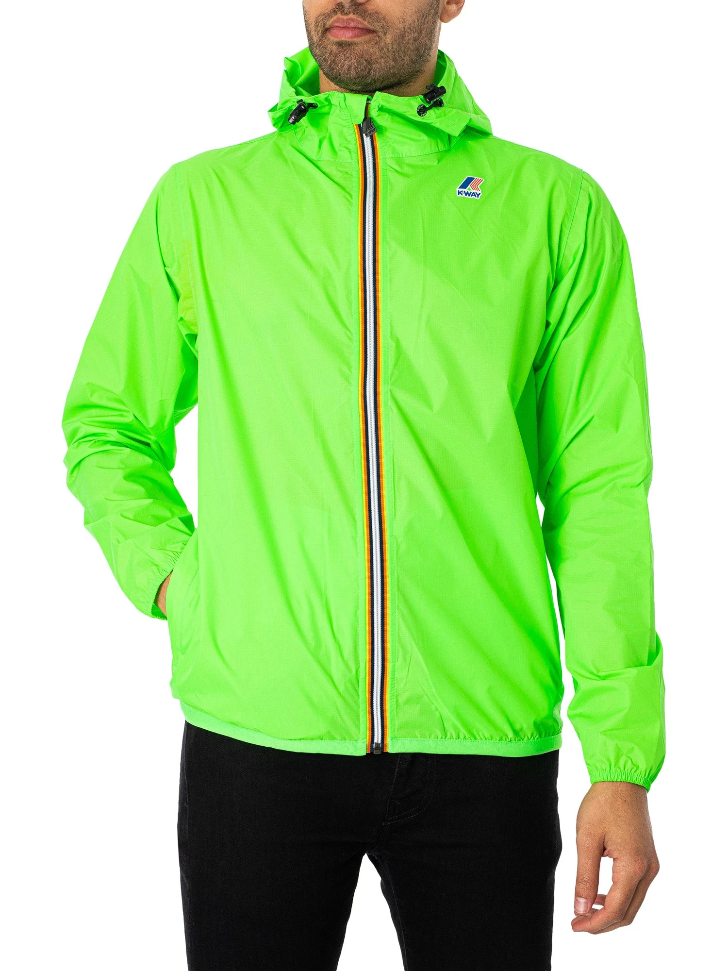 K-Way Le Vrai 3.0 Claude Jacket - Green Fluo 1 K-Way Le Vrai 3.0 Claude Jacket - Green Fluo