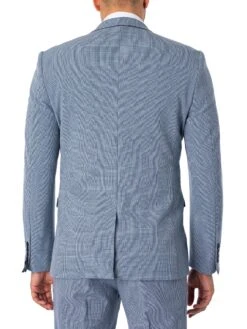 Marc Darcy Bromley Check Blazer - Sky -Standout Fashion Shop 47648c