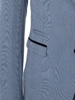 Marc Darcy Bromley Check Blazer - Sky -Standout Fashion Shop 47648e