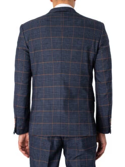 Marc Darcy Jenson Check Blazer - Marine 12 Marc Darcy Jenson Check Blazer - Marine -Standout Fashion Shop 47656c