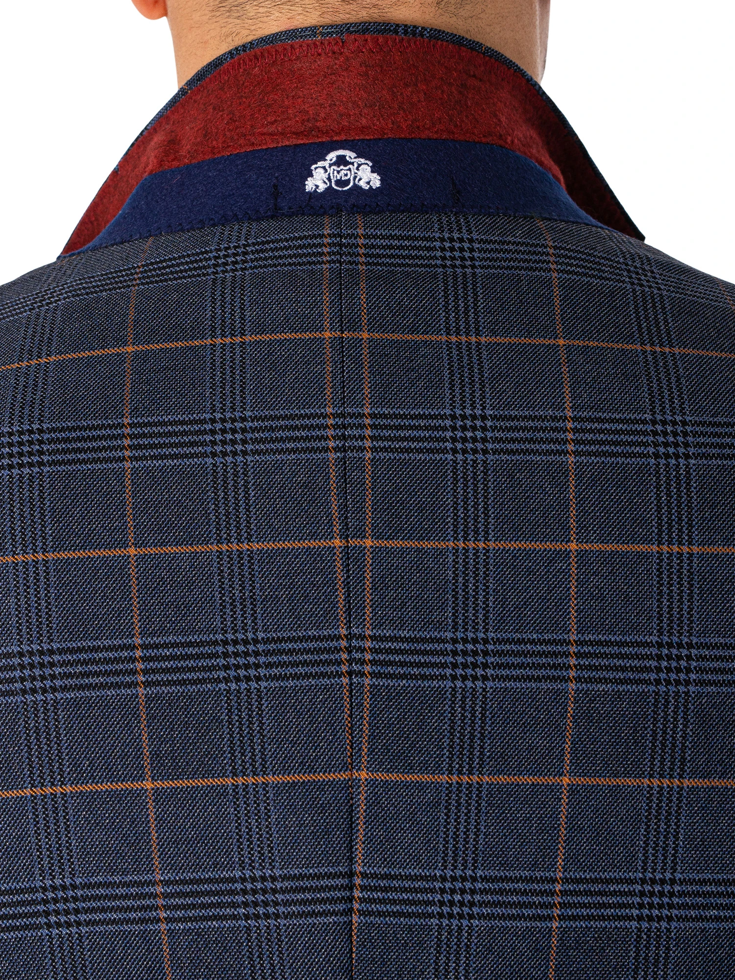 Marc Darcy Jenson Check Blazer - Marine 7 Marc Darcy Jenson Check Blazer - Marine - Image 7