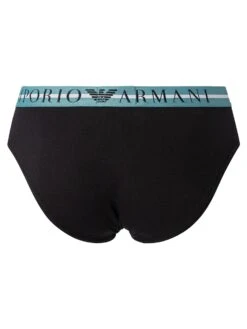 Emporio Armani 3 Pack Briefs - Black (Green/Black/White) -Standout Fashion Shop 47688d