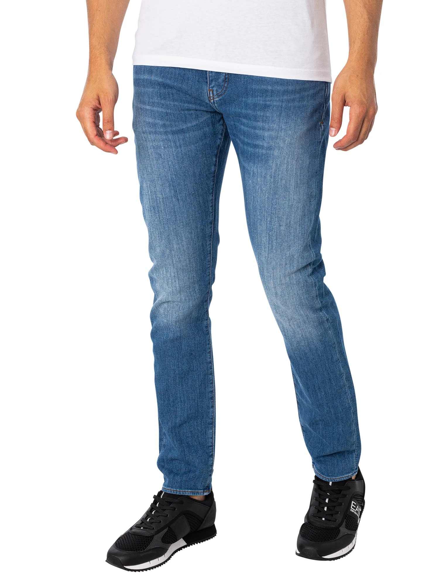 Armani Exchange Slim Jeans - Indigo Denim 1 Armani Exchange Slim Jeans - Indigo Denim