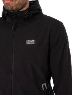 EA7 Ventus 7 Lightweight Jacket - Black -Standout Fashion Shop 47778d