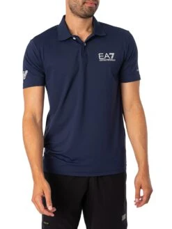 EA7 Ventus 7 Polo Shirt - Navy Blue