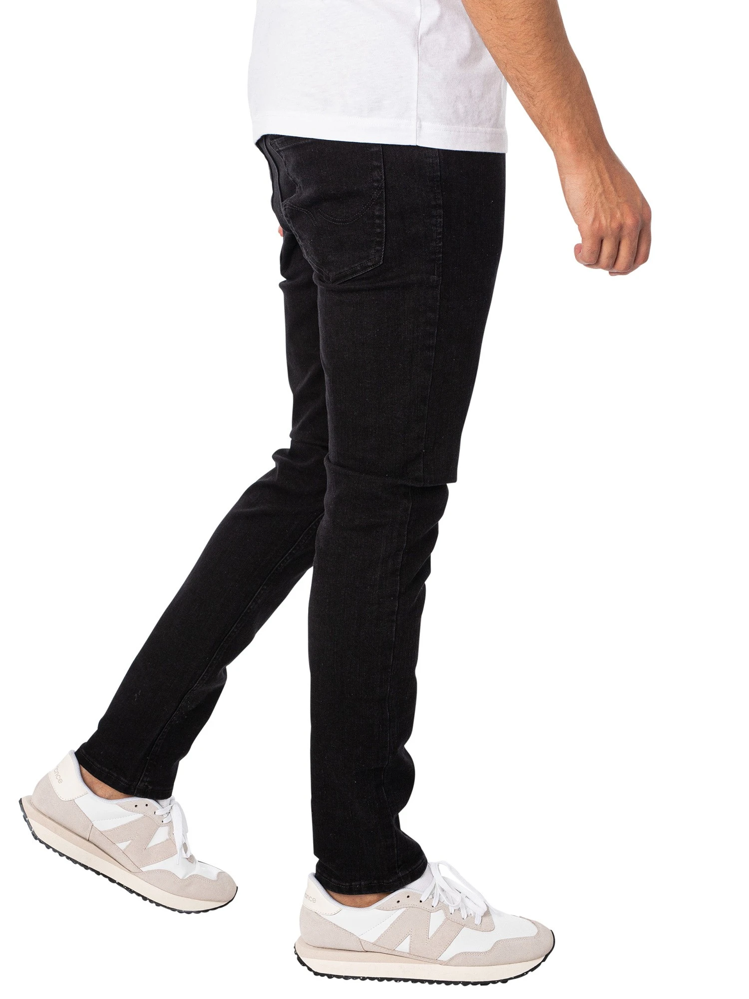 Jack & Jones Glenn Original 356 Slim Jeans - Black Denim 2 Jack & Jones Glenn Original 356 Slim Jeans - Black Denim - Image 2