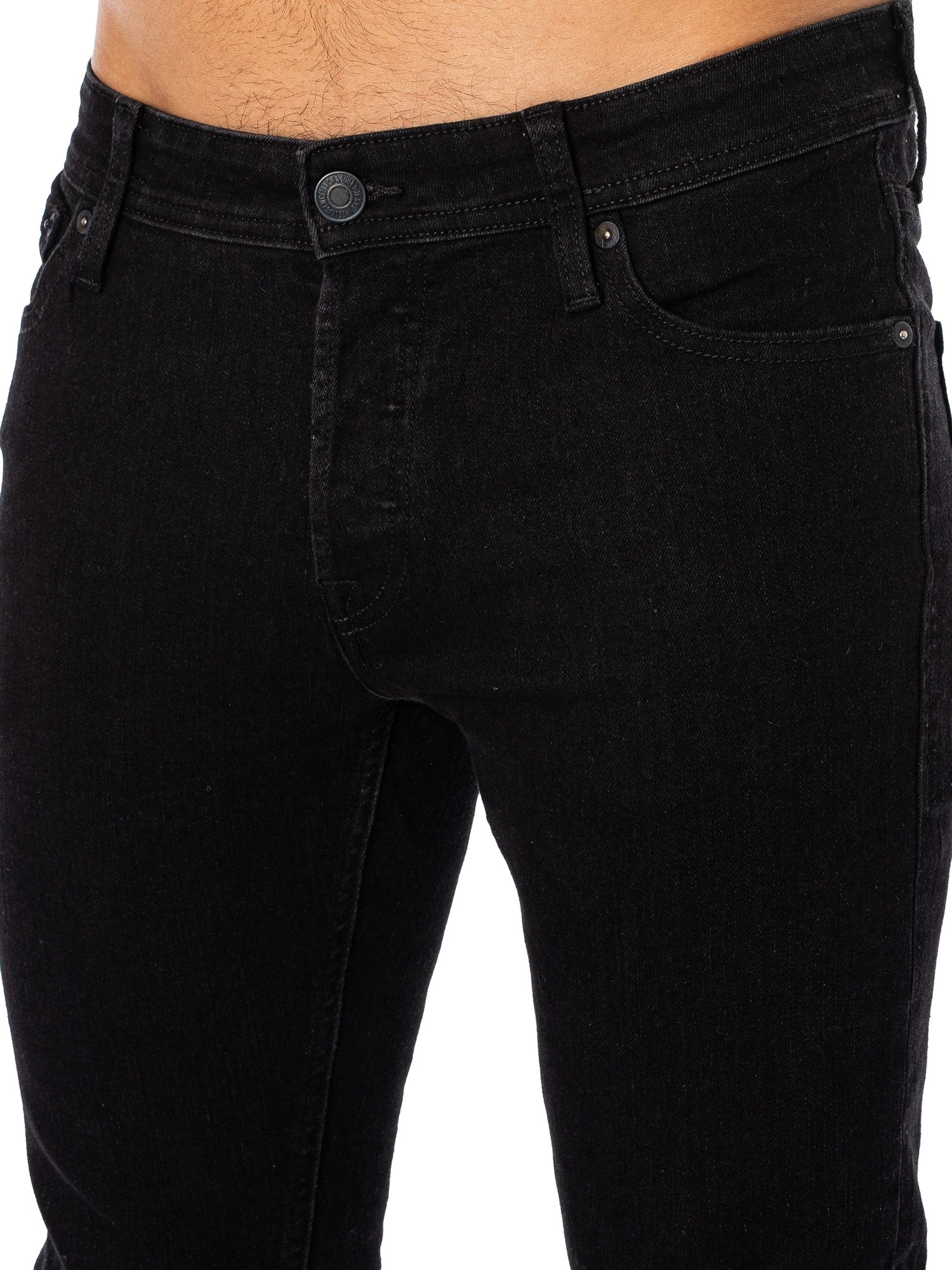 Jack & Jones Glenn Original 356 Slim Jeans - Black Denim 5 Jack & Jones Glenn Original 356 Slim Jeans - Black Denim - Image 5