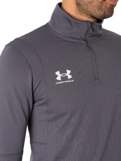 Under Armour Logo Track Mid Layer Top - Grey -Standout Fashion Shop 47851d