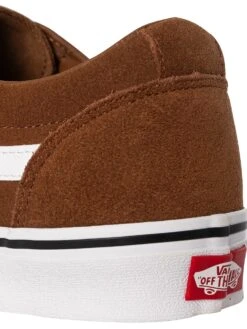 Vans Ward Suede Trainers - Dachshund -Standout Fashion Shop 47882i
