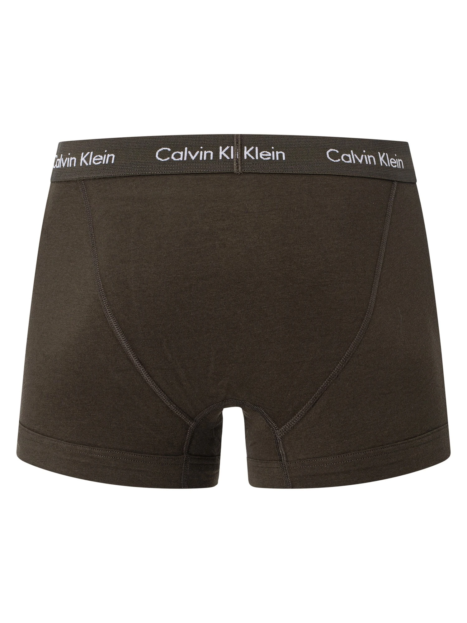 Calvin Klein 3 Pack Trunks - Woodrose/Field Olive/Deep Rouge 6 Calvin Klein 3 Pack Trunks - Woodrose/Field Olive/Deep Rouge - Image 6