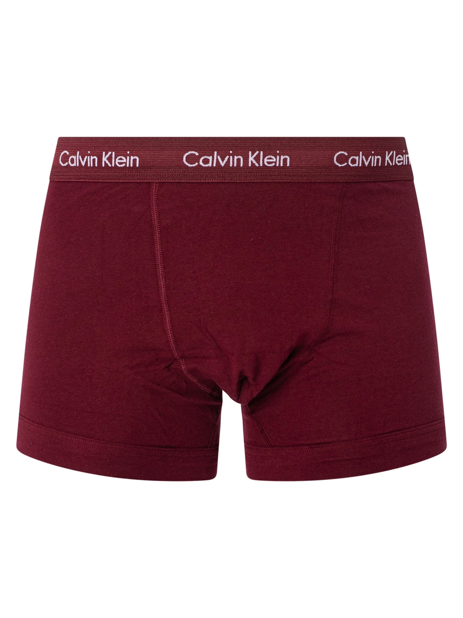 Calvin Klein 3 Pack Trunks - Woodrose/Field Olive/Deep Rouge 7 Calvin Klein 3 Pack Trunks - Woodrose/Field Olive/Deep Rouge - Image 7