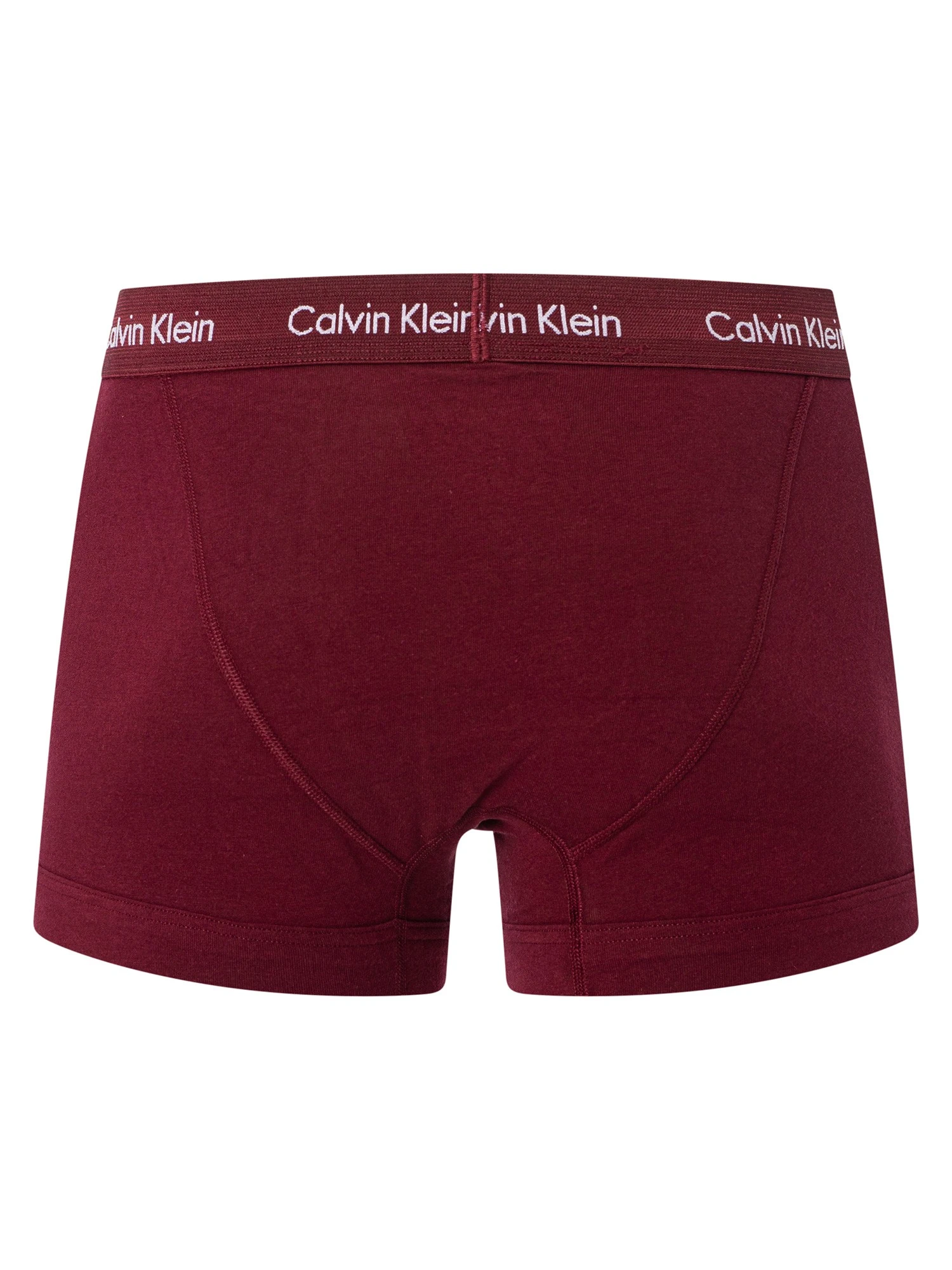 Calvin Klein 3 Pack Trunks - Woodrose/Field Olive/Deep Rouge 8 Calvin Klein 3 Pack Trunks - Woodrose/Field Olive/Deep Rouge - Image 8