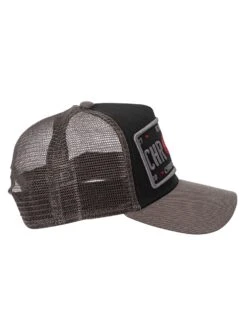 Christian Rose Iconic II Red Rose Trucker Cap - Grey/Black/Red -Standout Fashion Shop 47890d