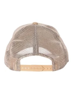 Christian Rose Iconic Plate Trucker Cap - Sand/Black -Standout Fashion Shop 47892c